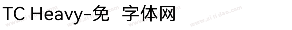 TC Heavy字体转换